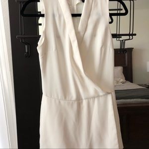 Top shop white playsuit